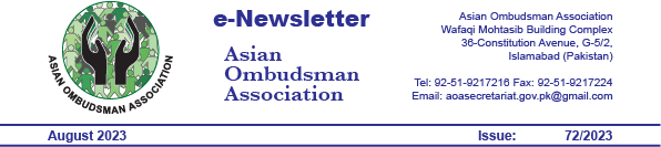 72nd e-newsletter of Asian Ombudsman