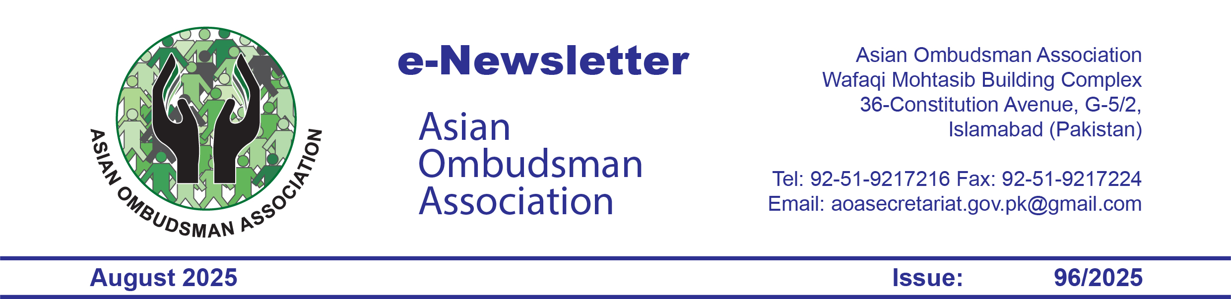 96h e-newsletter of Asian Ombudsman